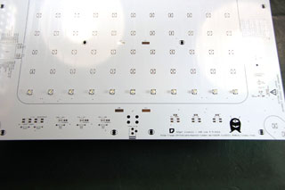 42ger-Classic-Platine: LEDs stecken