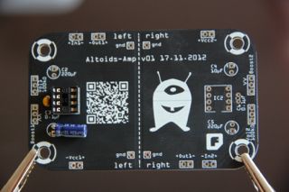 Altoids-Amp-Bausatz: Der Elektrolyt-Kondensator C1