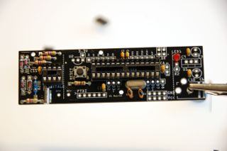 Bare-Bones-Real-Time-Clock-Arduino-Ding: Die 22 pF-Kondensatoren