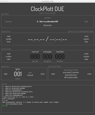 ClockPlott-DUE-GUI: Einleitung