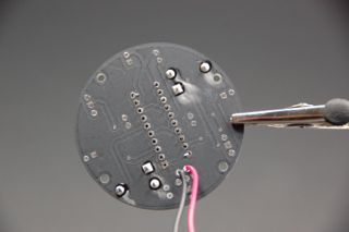 runder Hex-Pummer: IC-Sockel vorbereiten