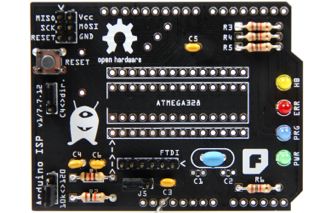 Arduino-ISP: Pinheader löten