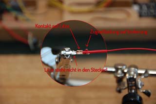 Mood-Light: Kabel abisolieren