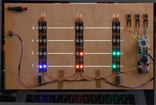 Neo-Binary-Clock: Komponenten Anschließen